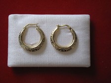 1 PAAR CREOLEN  mit MUSTER in