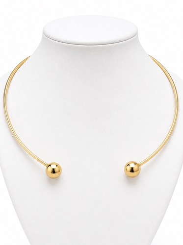 Damen halsreif goldfarben - damen,