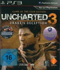 Uncharted 3 - Drake's Deception * PS3 + Handbuch *Top Zustand*