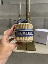 Christian Dior Straw Raffia