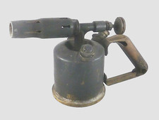 alte Lötlampe - Express L.G. Unis France - Bunsenbrenner, Erhitzer, Heizlampe