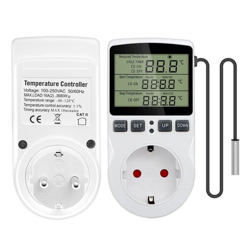 Digital led temperaturregler - digital,