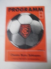DDR Fußball Programm Heft -