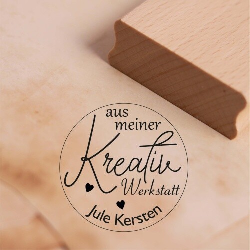 Motivstempel aus meiner - aus,