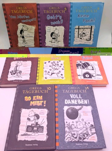 Gregs tagebuch bücherpaket - 8x,
