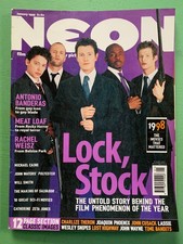 NEON January-1999 Nick Moran Ben Stiller Antonio Banderas Rachel Weisz Meat Loaf