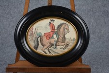 Antiker Kupferstich Pferd &