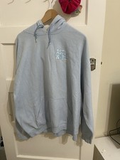 100 % AUTHENTISCH Medium ASTROWORLD STAFF BABYBLAU TRAVIS SCOTT HOODIE SELTEN