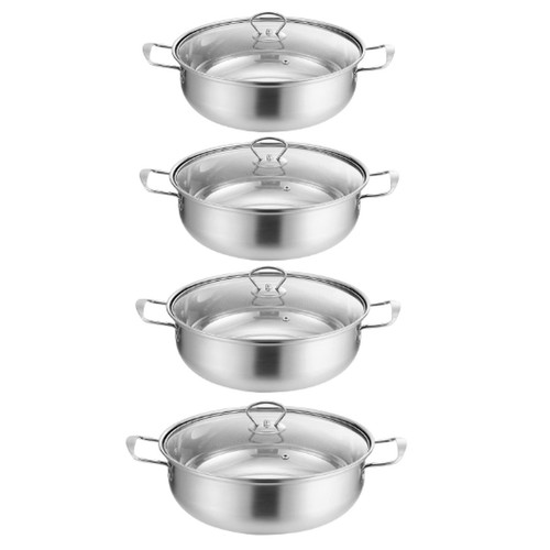 Edelstahl hot pot mit deckel - edelstahl,