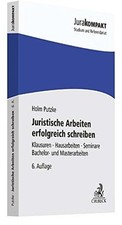 Juristische Arbeiten erfolgreich schreiben: Klausur... | Buch | Zustand sehr gut
