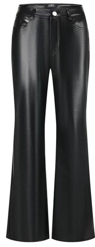 Leder look damen - damen, hose
