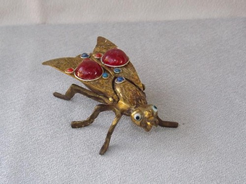 Fliege aus messing skulptur - fliege,