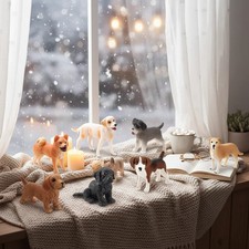 ⭐ Miniatur Hundefigur Deko |