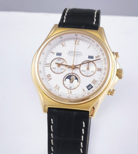 Seltene Zenith Port Royal El Primero 18K Gelbgold Herrenuhr 30 0150 418