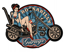 Rockabilly Chopper Aufkleber