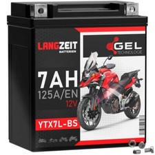 LANGZEIT Motorrad GEL Batterie