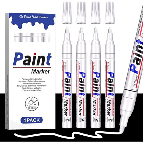 Permanent marker weiß - ,