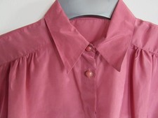 MARCO PEZZI Seiden Bluse, Tunika vintage Oversize GR 38 - 40 altrosa Top