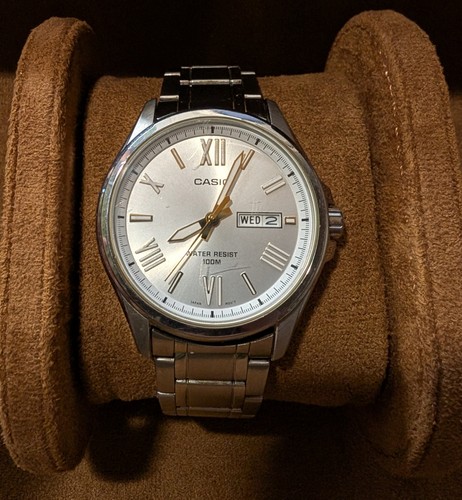 Casio herren edelstahl armband - edelstahl,