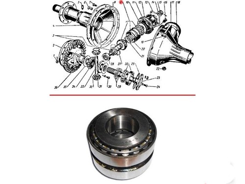 Rollenlager hinterachse gaz - hinterachse,