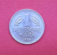 1 DM 1969 F Prägefrisch