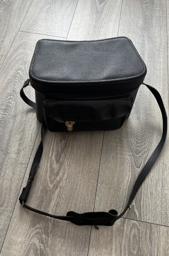 Vintage leder fototasche - vintage,