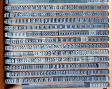 Antiqua 505 - 28 Punkt - Bleisatzschrift Buchduck Letterpress