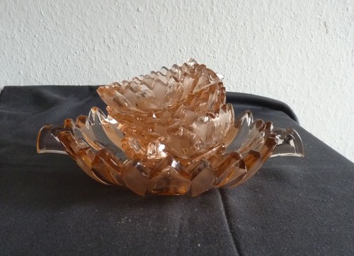 Antik rosalinglas dessert - ,