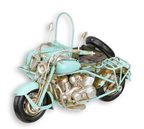 Blechmodell motorrad mit - motorrad,