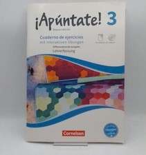 Apuntate 3. Nueva Edicion. Cuaderno de ejercicios. Lehrerfassung. Lösungen