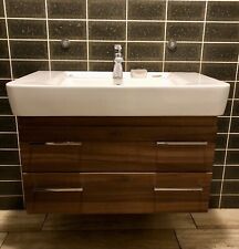 Keramag Waschbecken mit Unterschrank und Einhandmischer