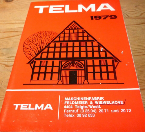 Telma maschinenfabrik katalog - telma,