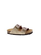 Scholl Sandale Mules Doppelriemen Damen Beige Sc Josep