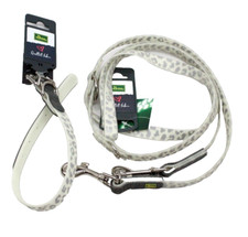 Hunter Verstellb. Hundeleine + Halsband 28-36cm Reflect Leucht Leo Muster 2m ✅