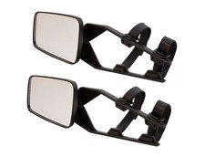 2x UNIVERSAL CARAVANSPIEGEL WOHNWAGENSPIEGEL AUFSETZSPIEGEL ZUSATZSPIEGEL
