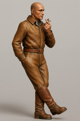 M24 scale model edwardian man - model,