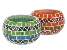 2  handgearbeitete Glas Mosaik