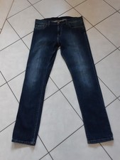 CARHARTT REBEL PANT W34 L32 DARK BLUE WASHED  STRAIGHT SLIM JEANS