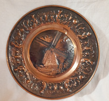 Großer Wandteller aus Kupfer