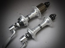 Shimano 105 FH HB 1050 Front Rear Hub Set / 6 7 Sp / 36 H / 1055 Silver