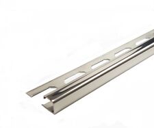 Quadrat Edelstahlschiene 2,5m V2A glänzend Edelstahl Fliesenschiene 8-10-11-12,5
