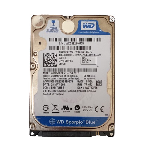 Western digital wd2500bevt - wd2500bevt, |
