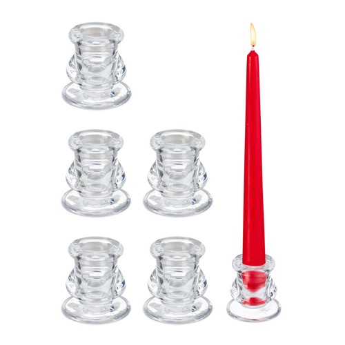 Stabkerzenhalter glas