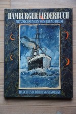 Inge Volk Hamburger Liederbuch m.Zeichnungen v.Bruno Bruni viele Noten+Texte