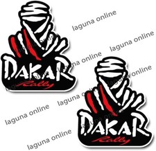 dakar rally Logo Glanz Wetterfest Aufkleber Sticker 3