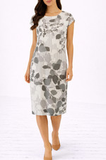 Kleid RIANI Grau Beige