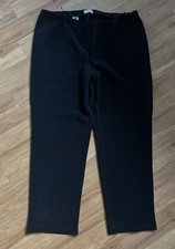 KjBRAND Schlupfhose SUSIE - Schwarz Gerippt -Gr.52 -Bund 52 cm Gedehnt 75 cm-NEU