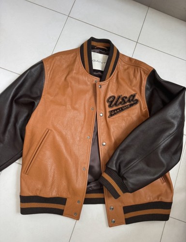 Gant leder jacke usa größe - gant,