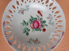 WARNECKE " Dekor Ostfriesland "  Körbchen 18 cm  - fein handgemalt + ungebraucht