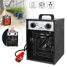5KW Heizgerät Elektro Bauheizer Heizlüfter Baulüfter Heizstrahler Außenbereich